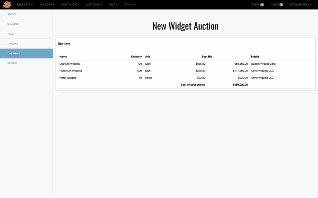 Reverse_Auction_Buyer_Setup Reverse Auction Setup