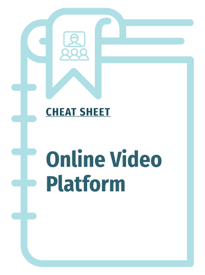 Online Video Platform Cheat Sheet
