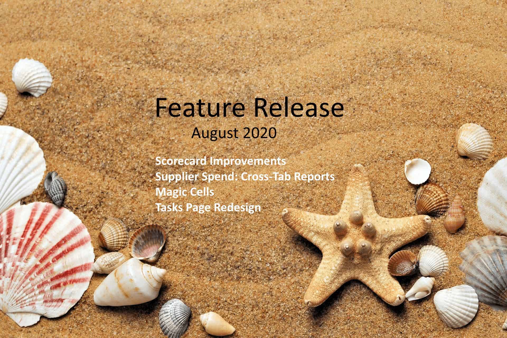 August 2020 Product Updates