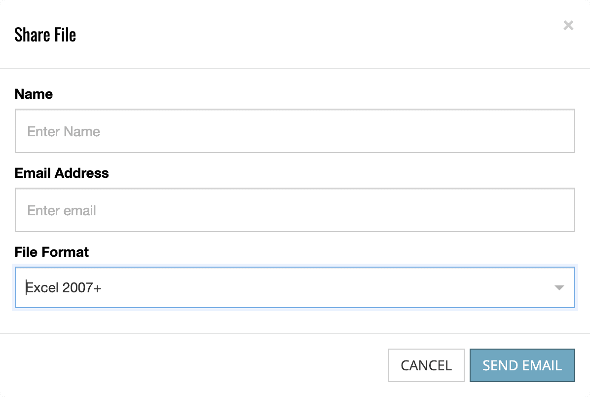 Share_Export Share Exported Data Via Email